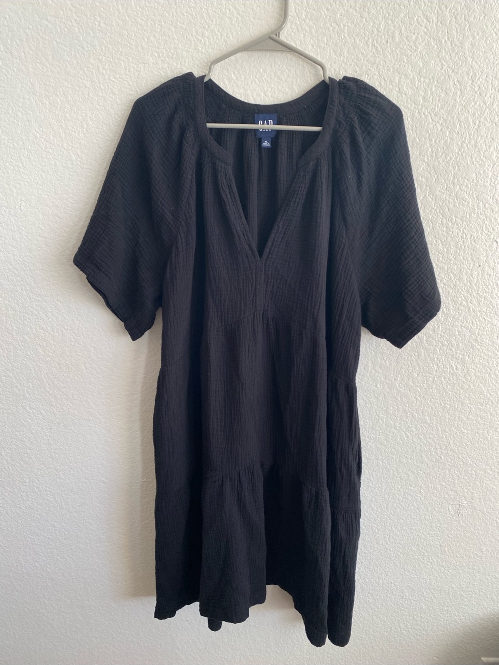 GAP Black Gauze Dress